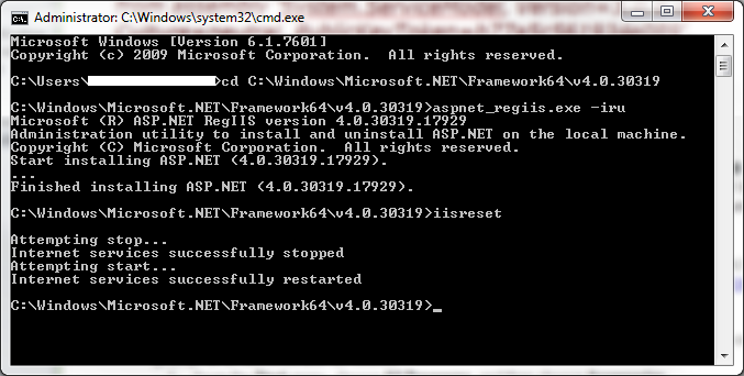 Command Prompt Result