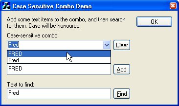 ComboBoxCS Demo
