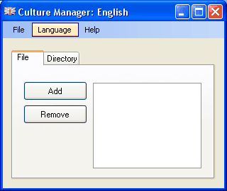 Changing language with CultureManager