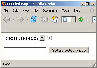 DDL with search