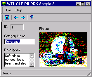 WTL OLE DB DDX Sample 3