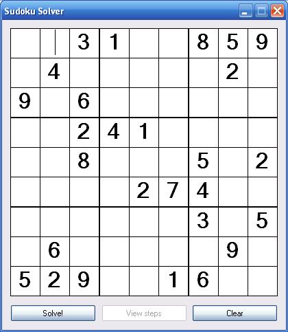 Sudoku Solver Main App