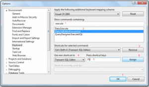 Configuring the F5 key in Visual Studio
