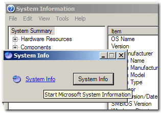 Microsoft System Information