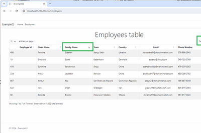 ASP.NET8 using DataTables.net – Part3 – State saving