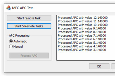 Thumbnail for Using Asynchronous Procedure Calls (APC) in Windows based C++ applications to perform GUI Update