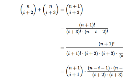 Thumbnail for Partial Sum of Binomial Coefficients