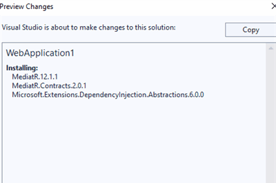 Thumbnail for Implementing Mediator Pattern using the MediatR Library