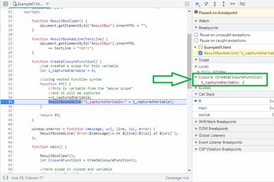 Thumbnail for JavaScript - Closures Demystified