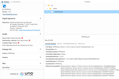 Thumbnail for Using the NPM API Wrapper for .NET