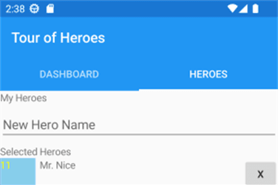 Thumbnail for Tour of Heroes: Xamarin, with ASP.NET Backend