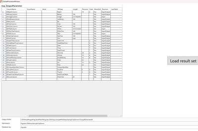 Thumbnail for DbSharpApplication - C# Source Code Generator of DAL for Stored Procedure on .NET8