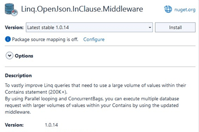 Thumbnail for Improve EF Core 6\7 "Contains" Performance with OpenJson (SQL Server) - NuGet Package