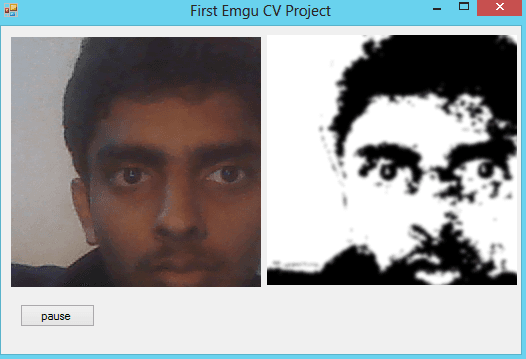 emgu cv output