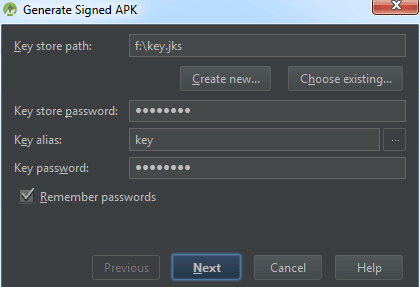 signature key
