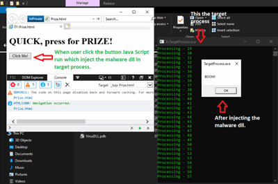 Thumbnail for Inject DLL in Another Process using C++ Win32 Windows API