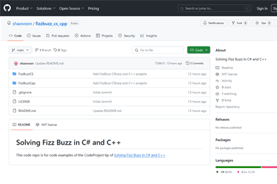 Thumbnail for Solving Fizz Buzz in C# and C++