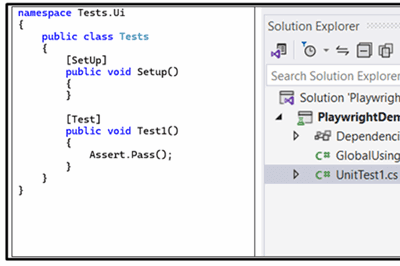 Thumbnail for Getting Started with Playwright using Visual Studio 2022/C# and NUnit