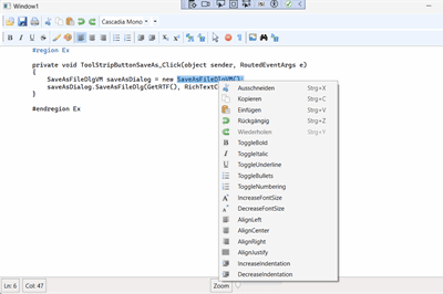 Thumbnail for WPF NET8 Extended RichText Editor with Toolbar